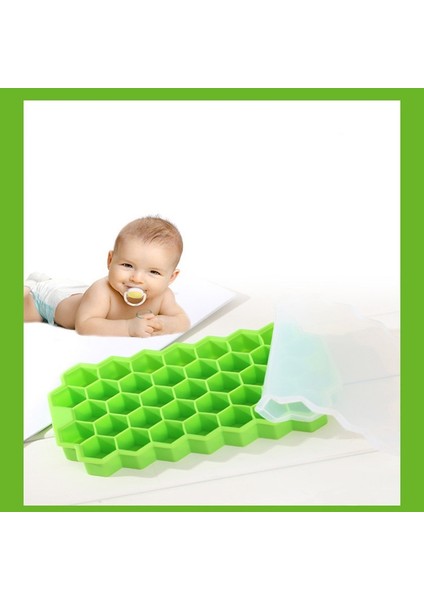 Kapaksız 37 Izgara Silikon Buz Yapım Makinesi Buz Kalıbı Buz Kalıp Mutfak Viski Kokteyl Aksesuarları Kolay Bırakılan Gıda Sınıfı Silikon (Yurt Dışından) fırsatları