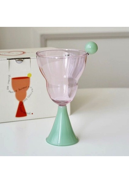B 180 ml Fransız Vintage Tasarım Şeker Bezelye Kadeh Cam Kupa Sevimli Clash Şarap Bardağı Tatlı Şampanya Bardakları Hediye (Yurt Dışından)