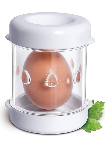 Beyaz Pişmiş Makine Kabuğu Ev Makinesi Elle Çalıştırılan Sökücü Kabuk Otomatik Soyma Bombardımanı Mutfak Yumurta Plastik Gadget (Yurt Dışından) fırsatları