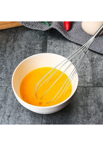 18 cm Paslanmaz Çelik Saplar Yumurta Çırpıcı Içecek Çırpma Mikser Köpürtücü Mutfak Yumurta Çırpıcı Mini Kolu Mikser Karıştırıcı Araçları (Yurt Dışından)