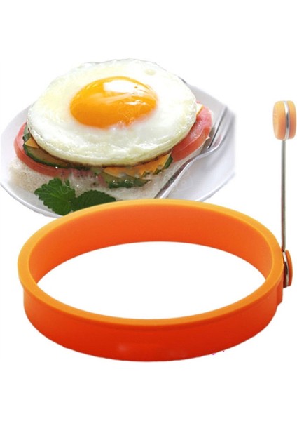 Yuvarlak Yeni Dıy Silikon Kızarmış Yumurta Gözleme Halkası Omlet Kızarmış Yumurta Yuvarlak Şekillendirici Yumurta Kalıp Pişirme Kahvaltı Kızartma Tavası Fırın Mutfak (Yurt Dışından) modelleri