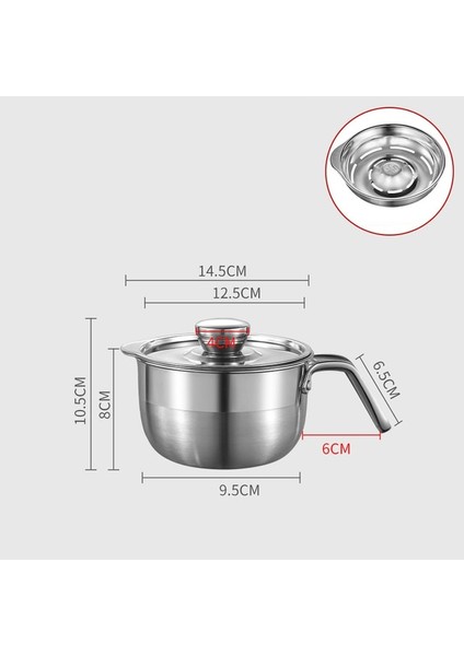 Kapaklı 304 Paslanmaz Çelik Yumurta Beyaz Ayırıcı Bebek Gıda Takviyesi Yumurta Sarısı Protein Filtre Kase Ev Yumurta Ayırma Seti (Yurt Dışından)