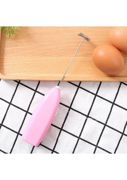 Pembe Mutfak Elektrikli Yumurta Çırpıcı Süt Köpürtücü Yumurta Dize Çırpma Mikser Karıştırma El Kahve Kreması Köpüklü Karıştırma Blender Çırpma (Yurt Dışından)