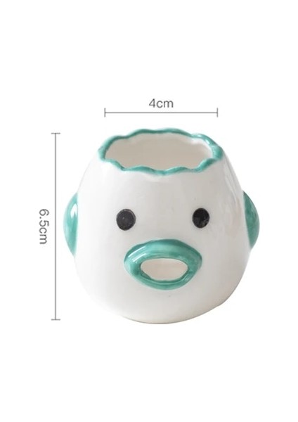 Yeşil Seramik Yumurta Beyaz Ayırıcı Sevimli Karikatür Civciv Yumurta Ayırıcı Yumurta Sarısı Protein Filtresi Mutfak Pişirme Araçları (Yurt Dışından)