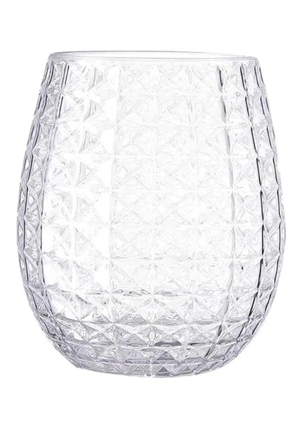 Ananas Bardağı 12 12/16OZ Kırılmaz Sapsız Plastik Şarap Şampanya Bardakları Yeniden Kullanılabilir Kırılmaz Bar Ev Düğün Için Bardak Içme (Yurt Dışından)