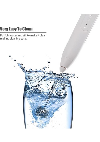 Siyah 2 In 1 USB Şarj Edilebilir Elektrikli Yumurta Çırpıcı Çırpma Kahve Mikser Çift Kafa Süt Köpürtücü Pişirme Karıştırıcı Mutfak Aletleri (Yurt Dışından)