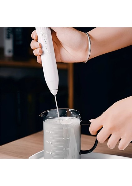 Siyah 2 In 1 USB Şarj Edilebilir Elektrikli Yumurta Çırpıcı Çırpma Kahve Mikser Çift Kafa Süt Köpürtücü Pişirme Karıştırıcı Mutfak Aletleri (Yurt Dışından)