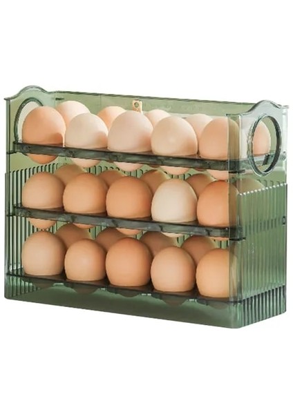 Yeşil Yumurta Saklama Kutusu Buzdolabı Organizatör Gıda Kapları Yumurta Taze Tutma Kutusu Tutucu Tepsi Dağıtıcı Mutfak Saklama Kutuları Yeni (Yurt Dışından)