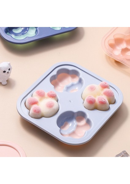 Pembe Silikon Sevimli Kedi Paw Dondurma Kalıp Dıy Kalıp Buz Küpü Tepsi Makinesi Çikolata Tatlı Aksesuarları Buz Kalıbı (Yurt Dışından) indirimleri