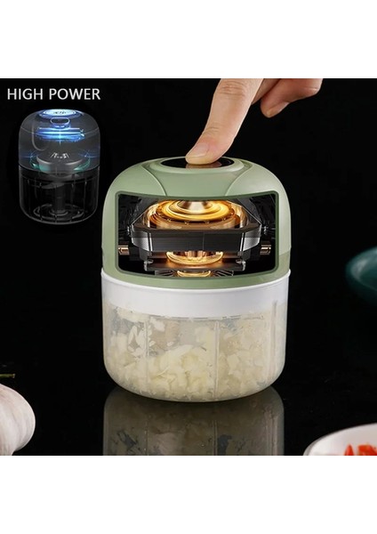 Yeşil (100ML) Sarımsak Kırıcı Rende Presi Mutfak Robotları Öğütücü Kıyıcı Kıyma Makinesi Elektrikli Mini Sarımsak Blender Mutfak Aksesuarları (Yurt Dışından) modelleri