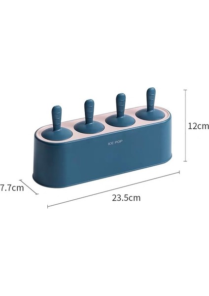 Mavi 4 In 1 Dondurma Sandviç Makineleri Koni Tutucular Dondurma Makineleri Dondurma Çubukları Mutfak Aletleri Dondurma Araçları Diy Popsicle Kalıp (Yurt Dışından)