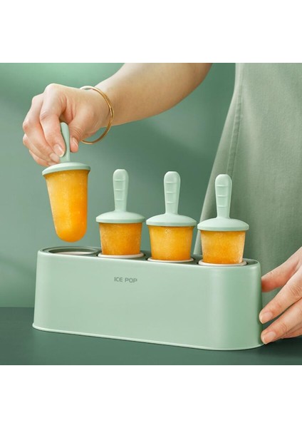 Mavi 4 In 1 Dondurma Sandviç Makineleri Koni Tutucular Dondurma Makineleri Dondurma Çubukları Mutfak Aletleri Dondurma Araçları Diy Popsicle Kalıp (Yurt Dışından)