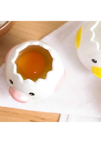 Sarı Pişirme Araçları Karikatür Tavuk Yumurta Sarısı Ayırıcı Seramik Seramik Karikatür Civciv Yumurta Ayırıcı Yemek Pişirme Mutfak Gadget (Yurt Dışından) fırsatları