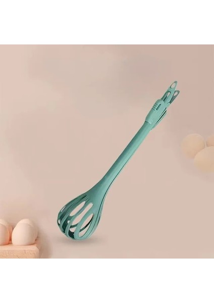 Yeşil Çok Fonksiyonlu 3 In 1 Yumurta Çırpıcı Gıda Maşası Erişte Klip Yumurta Mikser Manuel Yumurta Çırpıcı Ev Mutfak Gıda Karıştırma Aracı Klip (Yurt Dışından)