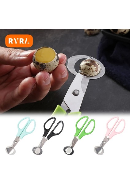 Sarı Bıldırcın Yumurtası Makas Açık Çatlak Küçük Yumurta Kabuğu Ayırıcı Kesici Açıcı Aracı Clipper Kraker Bıçak Kesme Mutfak Aksesuarları (Yurt Dışından)