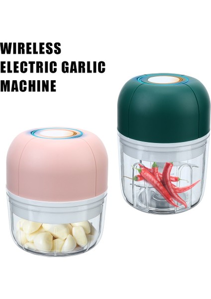 Pembe 250 ml 100/250 ml Mini Elektrikli Sarımsak Kıyıcı USB Şarj Zencefil Ezici Makinesi Biber Sebze Kırıcı Mutfak Gereçleri (Yurt Dışından) fiyatları