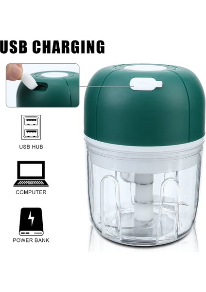Pembe 250 ml 100/250 ml Mini Elektrikli Sarımsak Kıyıcı USB Şarj Zencefil Ezici Makinesi Biber Sebze Kırıcı Mutfak Gereçleri (Yurt Dışından) modelleri
