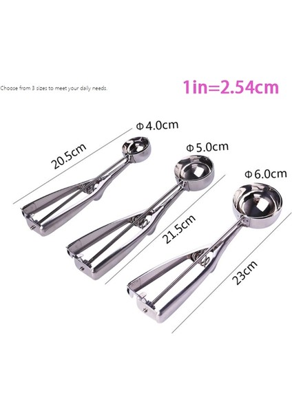 M 1 Adet Dondurma Kaşık Metal Paslanmaz Çelik Mutfak Aletleri Yapmak 4/5/6 cm 3 Boyutu Seçmek Için Patates Karpuz Kaşık (Yurt Dışından) modelleri