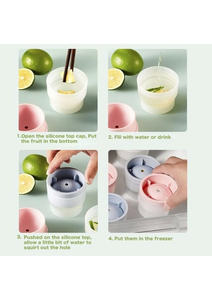 A-Beyaz Büyük Buz Topu Kalıp Silikon Küre Dıy Buz Yuvarlak Şekil Makinesi Jöle Yapma Kokteyl Viski Içecek Buz Küpü Kalıp Mutfak Aletleri (Yurt Dışından) indirimleri