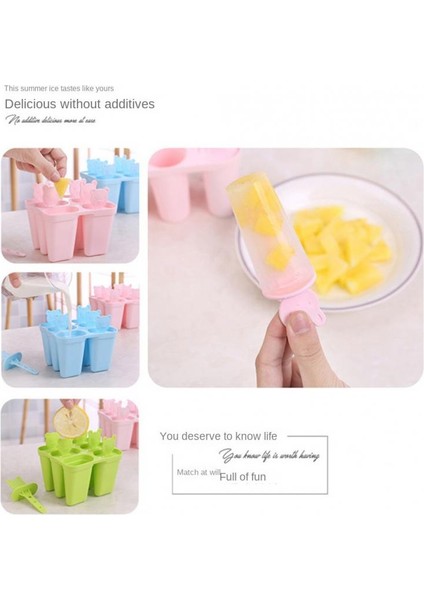 03 Dairesel Diy Dondurma Kalıp Kolay Kalıptan Çıkarma Sevimli Karikatür Dondurma Çocuklar Için Buz Kalıp 6 Grup Kapaklı Dondurma Kalıbı (Yurt Dışından) fırsatları