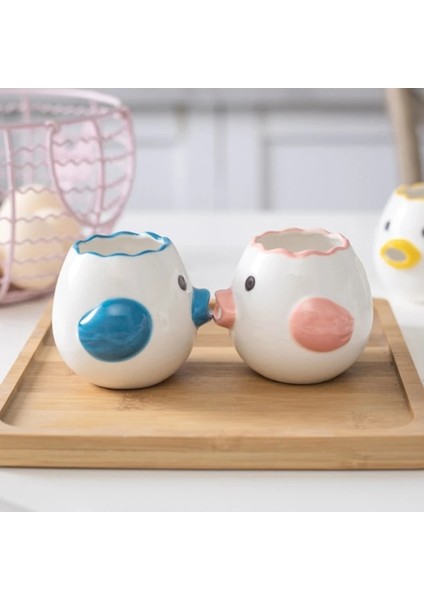 Mavi Sevimli Karikatür Civciv Seramik Yumurta Bölücü Sarısı Proteini Mini Ayırıcı Sıvı Filtre Otomatik Ayırma Ayırıcı Açıcı Pişirme (Yurt Dışından) indirimleri