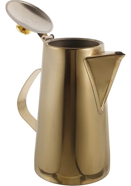 Altın Çay Paslanmaz Çelik Su Sürahi Kolu Su Isıtıcısı Ev Soğuk Soba Pot Aşınmaya Dayanıklı Kahve Mutfak (Yurt Dışından)