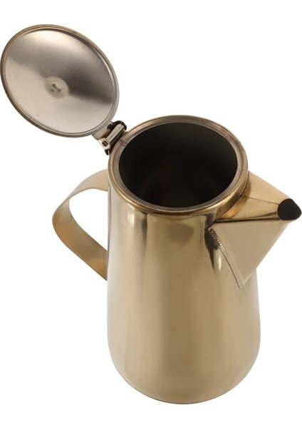 Altın Çay Paslanmaz Çelik Su Sürahi Kolu Su Isıtıcısı Ev Soğuk Soba Pot Aşınmaya Dayanıklı Kahve Mutfak (Yurt Dışından)