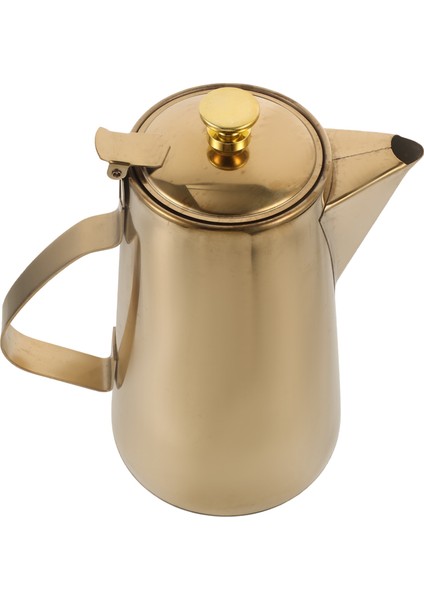 Altın Çay Paslanmaz Çelik Su Sürahi Kolu Su Isıtıcısı Ev Soğuk Soba Pot Aşınmaya Dayanıklı Kahve Mutfak (Yurt Dışından)