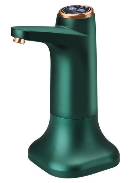 Yeşil USB Şarj Edilebilir Elektrikli Akıllı Su Sebili Pompası Dilsiz Otomatik Içme Suyu Şişesi Namlulu Su Şişesi Anahtarı Pompası Tabanı ile (Yurt Dışından)