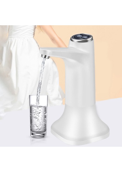 Yeşil USB Şarj Edilebilir Elektrikli Akıllı Su Sebili Pompası Dilsiz Otomatik Içme Suyu Şişesi Namlulu Su Şişesi Anahtarı Pompası Tabanı ile (Yurt Dışından) fiyatları