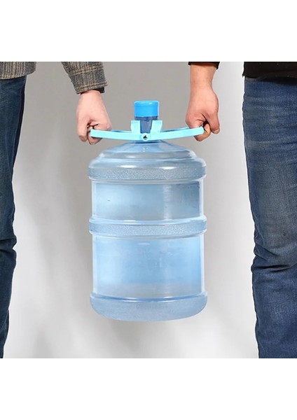 Mavi Su Kaldırıcı Çok Fonksiyonlu Plastik Şişelenmiş Su Kolu Yüksek Kaliteli Çift Kova Kalın ve Enerji Tasarruflu Çift Kova Kolu (Yurt Dışından)