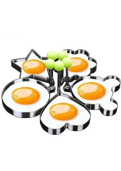 Stil 2 Yumurta Kalıp Paslanmaz Çelik Yapışmaz Yumurta Gözleme Kalıp Halka Mutfak Eşyası Yaratıcı Kahvaltı Kızartma Pişirme (Yurt Dışından) fiyatları