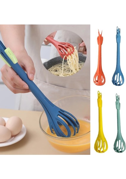 Rondom Renk Çok Fonksiyonlu Yumurta Çırpıcı Yumurta Süt Çırpma Makarna Maşası Yiyecek Klipleri Mikser Manuel Karıştırıcı Mutfak Krema Pişirme Aracı Mutfak Aksesuarı (Yurt Dışından)