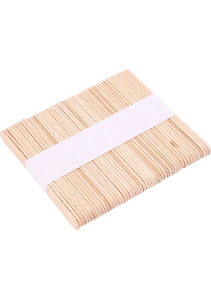 50MM x 10MM x 2mm 50 Adet Dondurma Dondurma Çubuğu Doğal Tahta Çubuklar Dondurma Kaşığı El Sanatları Sanat Dondurma Lolly Kek Araçları (Yurt Dışından)