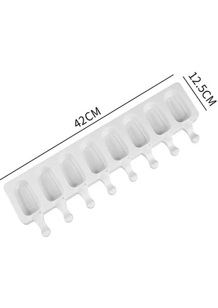 1 Adet Kalıp Silikon Dondurulmuş Dondurma Kalıp Suyu Buzlu Şeker Yapma Makinesi Çocuk Kalıp Lolly Tepsi Silikon Kalıplar Kek Dekorasyon Pişirme (Yurt Dışından)