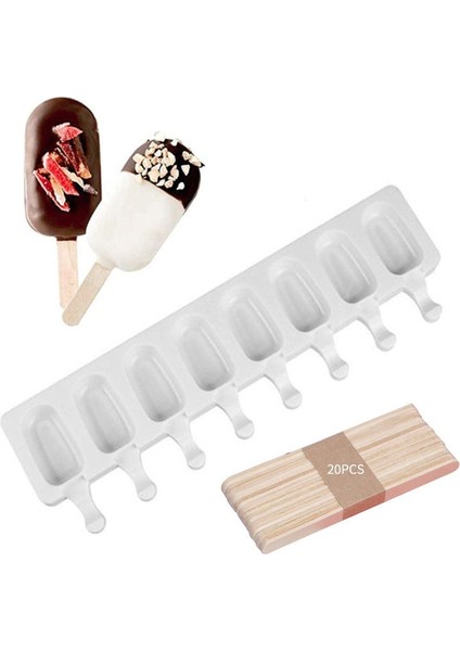 1 Adet Kalıp Silikon Dondurulmuş Dondurma Kalıp Suyu Buzlu Şeker Yapma Makinesi Çocuk Kalıp Lolly Tepsi Silikon Kalıplar Kek Dekorasyon Pişirme (Yurt Dışından) modelleri