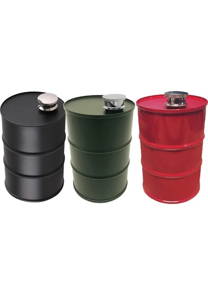 Yeşil 701-800 ml Yağ Varil Cep Şişesi Paslanmaz Çelik Karaf Seyahat Yürüyüş Için Taşınabilir Şarap Şişesi Barbekü Sızdırmaz Su Deposu (Yurt Dışından)