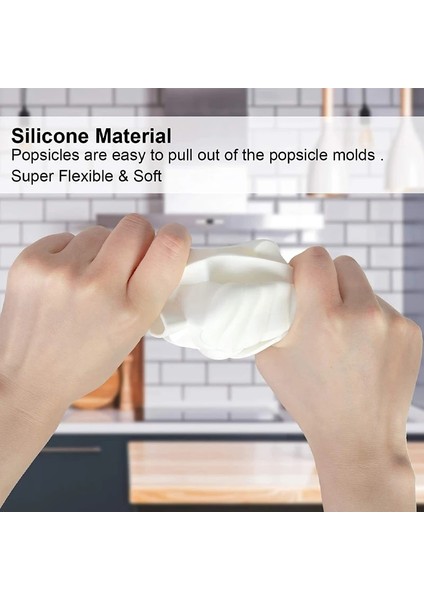 50 Adet Sopa Yaz Silikon Popsicle Kalıp Dondurma Kalıp Yaz Dıy Ev Yapımı Buz Küpü Tepsi Buz Pop Blok Dondurucu Suyu Tatlı Yapımcısı Aracı (Yurt Dışından) indirimleri