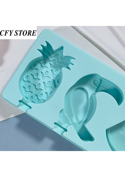 E 3 Izgaralar Popsicle Silika Jel Kalıp Mavi Çilek Dondurma Silika Jel Aracı Yenilebilir Dondurma Araçları Silikon Tepsi Kalıp Ev Aletleri (Yurt Dışından) indirimleri