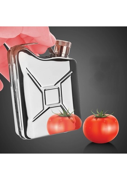 Paslanmaz Çelik 6 Oz Bidon Yağ Bidon Likör Cep Şişesi Yaratıcı Karaf Paslanmaz Çelik Bidon Yakıt Benzinli Benzin Bidonu (Yurt Dışından)