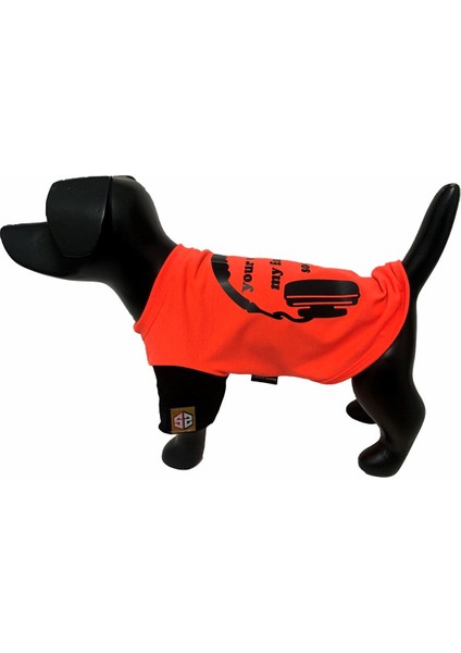 Favorite Sound T-Shirt %100 Pamuk Köpek Kıyafeti, Köpek Yazlık KK-133