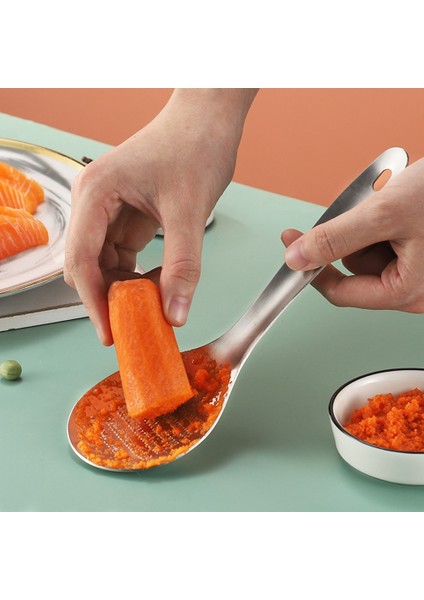 L Paslanmaz Çelik Kaşık Limon Zester Mikser Zencefil Rende Wasabi Taşlama Aletleri (Yurt Dışından) indirimleri