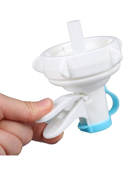 A1 1 Adet Çevre Dostu Plastik Küçük Taşınabilir Kamp Ev Ters Su Sebili Emzik Şişe Kapağı Yeniden Kullanılabilir Musluk ile Toz Kapağı (Yurt Dışından)