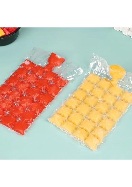 150 Adet Buz Topu Makinesi Daha Hızlı Kendinden Mühürlü Dondurucu Buz Yapma Kalıp Çantası Tek Kullanımlık Kare Şekilli Buz Küpü Çanta Mutfak Gereçleri Kokteyl Için (Yurt Dışından)