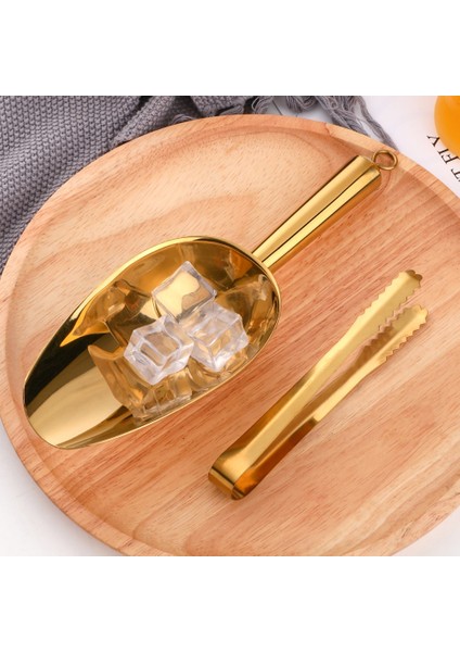 2 Adet Rosegold Paslanmaz Çelik Şeker Buz Kepçe Metal Fasulye Unu Şeker Buz Küpü Gıda Kepçe Kürek Büfe Bar Parti Mutfak Scooper Araçları (Yurt Dışından)