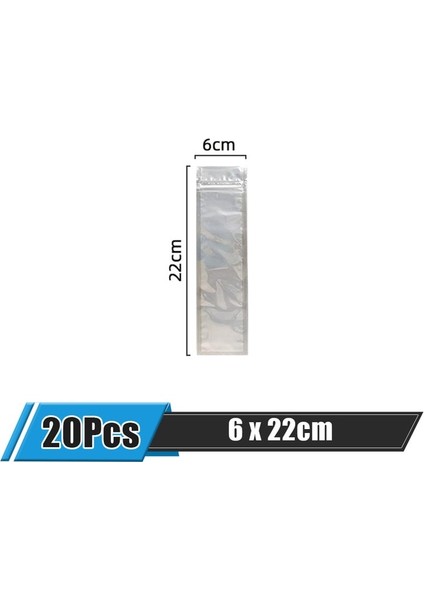 20 Adet 6X22 cm Tek Kullanımlık Şeffaf Dondurma Torbaları Buz Kalıp Çantaları Popsicle Çanta Dondurma Suyu Yoğurt Çikolata Buz Torbaları Mutfak Aksesuarları (Yurt Dışından)
