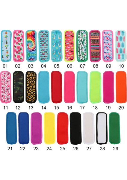 24 5 Adet Erime Önleyici Ev Renkli Soğutmalı Dondurma Çubuğu Kapağı Buzlu Kutup Tutucu Soğutucu Kol Dondurma Çubuğu Kapakları (Yurt Dışından) indirimleri