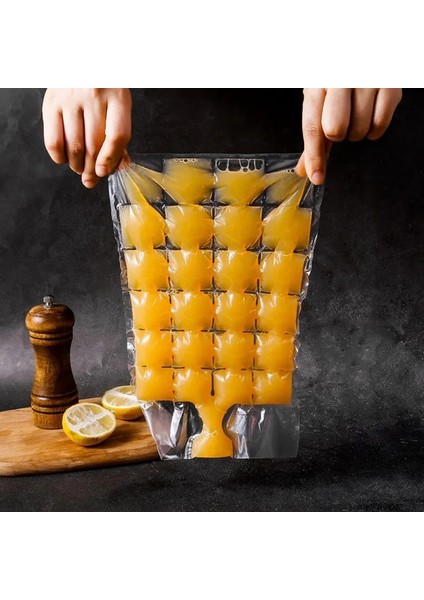 20 Adet 10-80 Adet Tek Kullanımlık Buz Yapma Torbaları Dondurma Makinesi Buz Küpü Çantası Kendinden Contalı Buz Yapma Yaz Dıy Içme Buz Küpü Tepsisi Kalıp (Yurt Dışından)