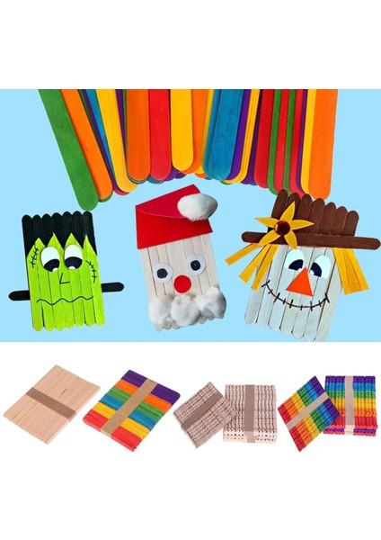 F Ahşap Çok Amaçlı Dondurma Çubuğu Zanaat Dondurma Balmumu Ağda Dil Bastırıcı Ahşap Çubuklar Mutfak Aksesuarları Dropshiping (Yurt Dışından)