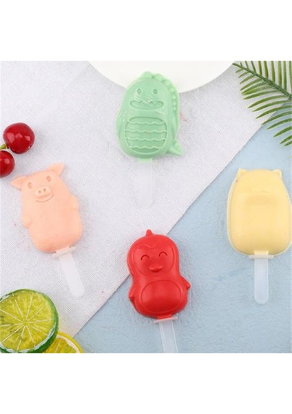 1633-032 Kendi Yapımı Dondurma Kalıbı Popsicle Kalıp Şekli Sevimli Yumuşak ve Sert Silikon Dondurma Kalıbı Dondurma Kalıbını Deforme Etmek Kolay Değildir (Yurt Dışından) fırsatları